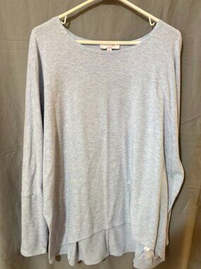 New Directions Studio XL Light Blue Dolman Long Sleeve Top SKU193